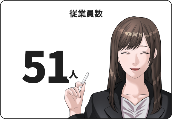 従業員数: 51人